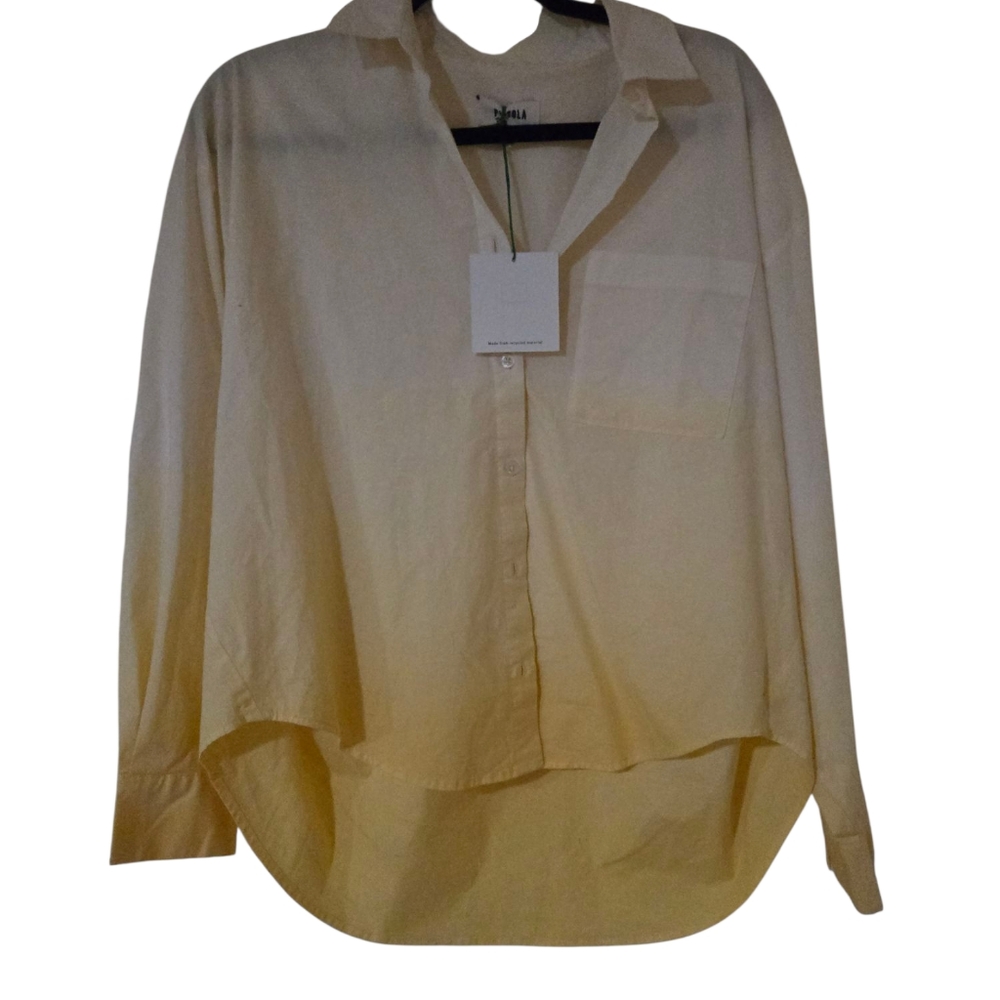 NWT Pistola Button-up Yellow Size S